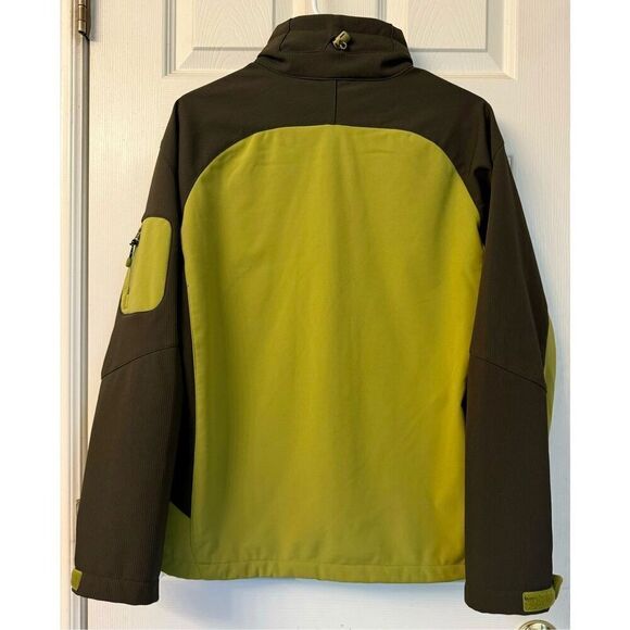 NWOT Terramar Green Gray Full Zip Lightweight Soft Shell Jacket Men’s Medium - Picture 6 of 11